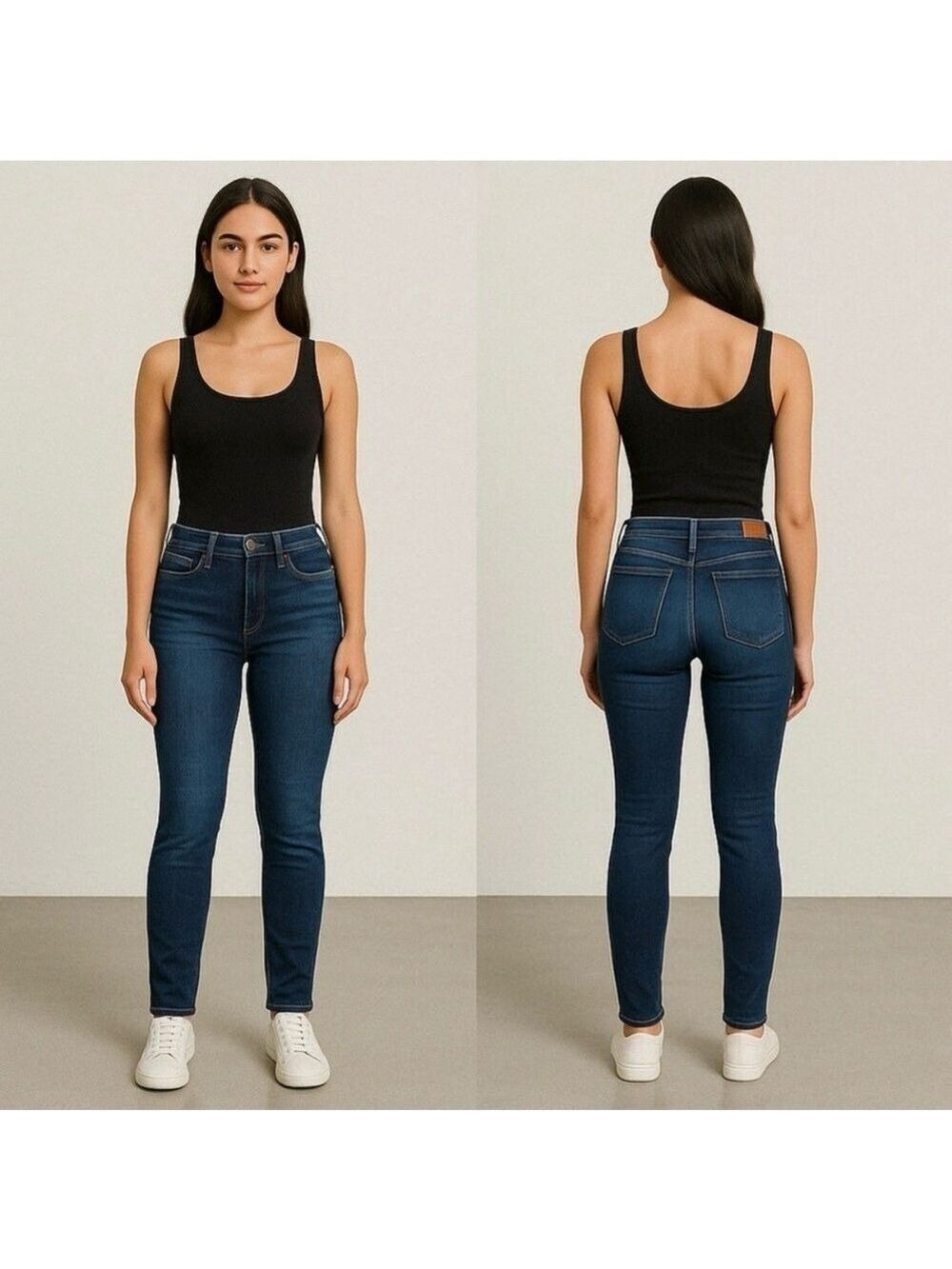 Lucky Brand Ava Skinny Jeans Mid Rise Size 4 27 - Picture 14 of 14